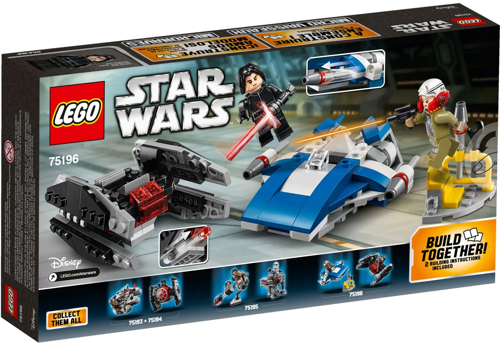 Micro Fighter: A-wing fighter vs TIE Silencer 10896 image 2