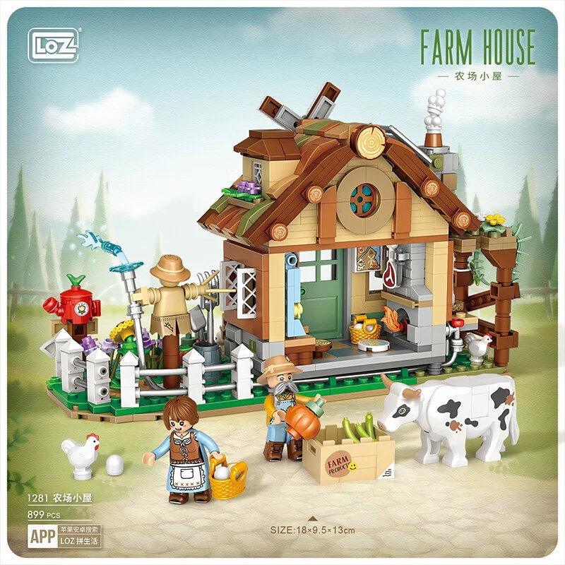 Farm hut 俐智LOZ 1281 image 1