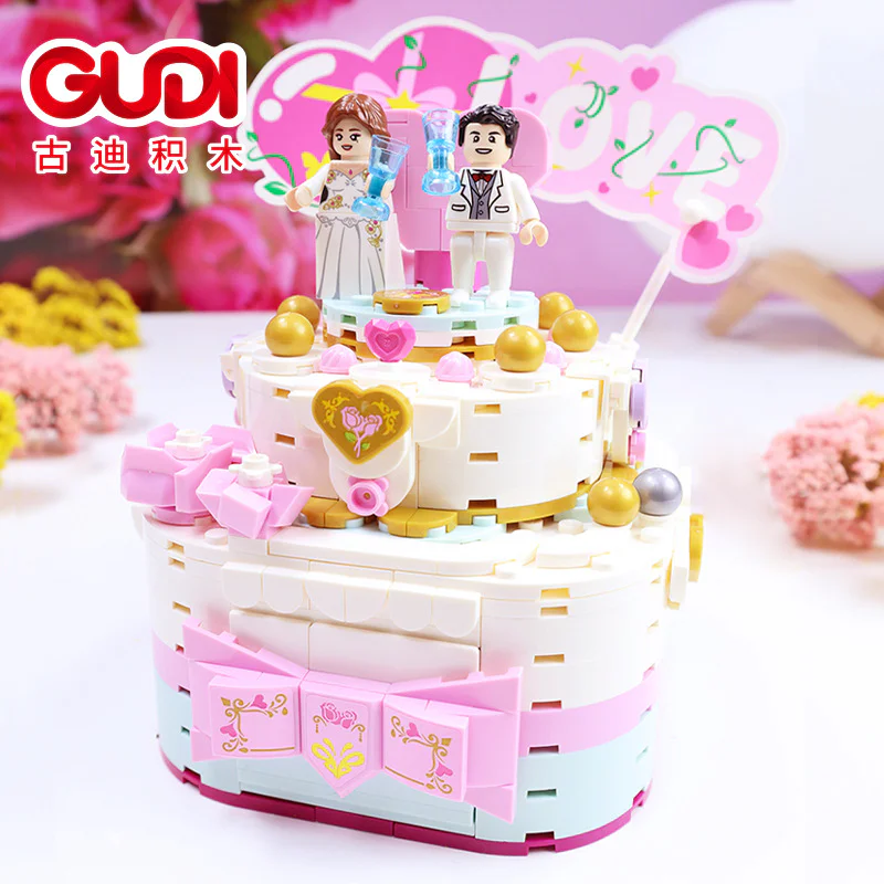 The wedding cake music box 古迪 GUDI 50001 image 1