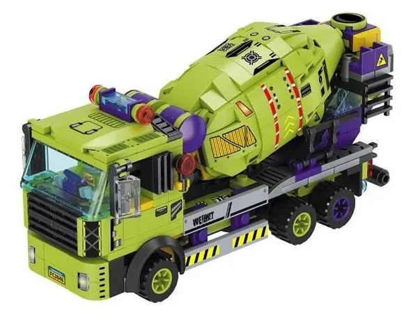 Combination truck, 8 方橙积木 Forange FC3846