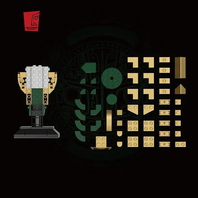 Three stars on top of the gold and copper 你好历史 BXD-20-1 image 4