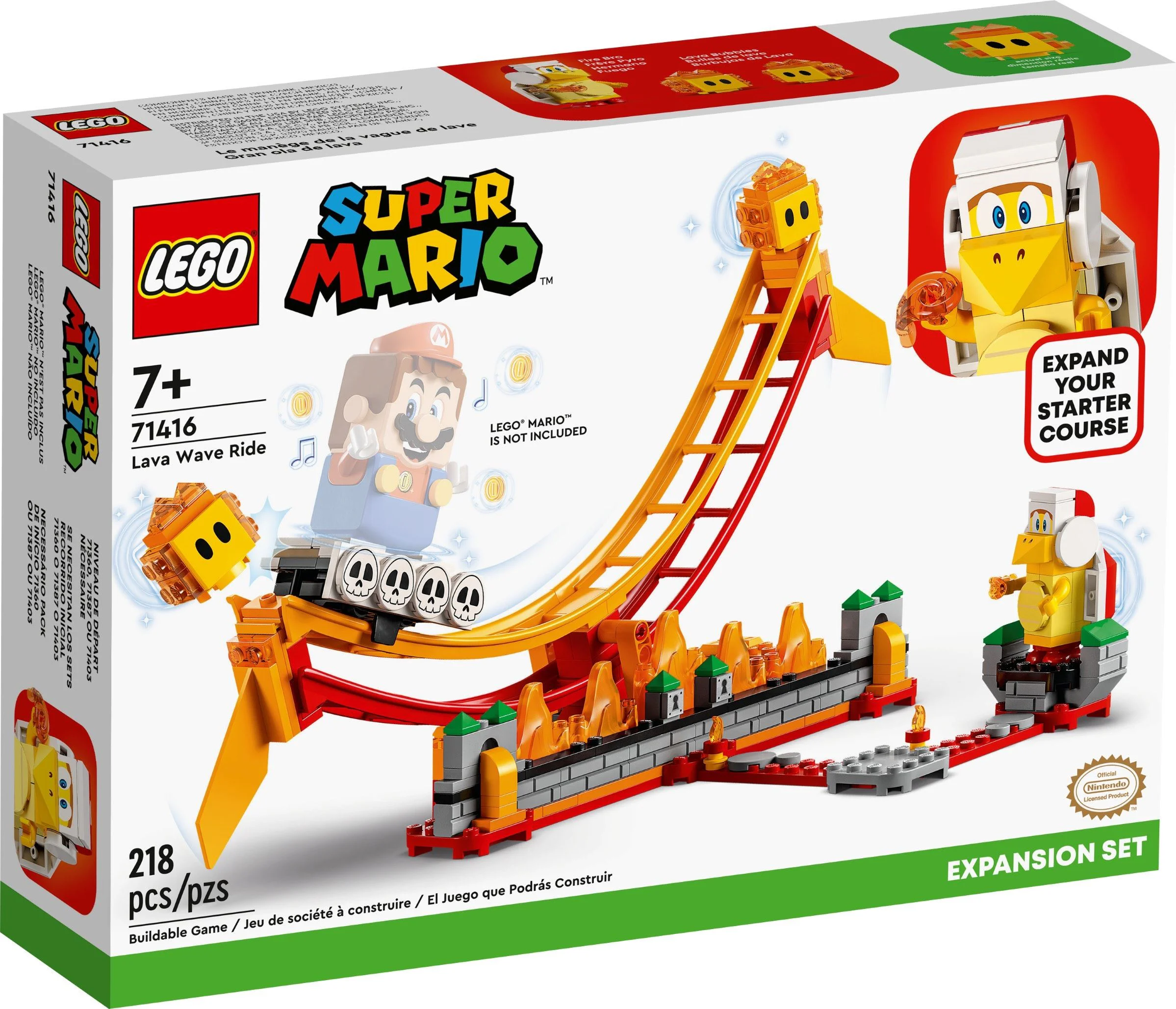 The lava roller coaster extension 乐高 LEGO 71416 image 2