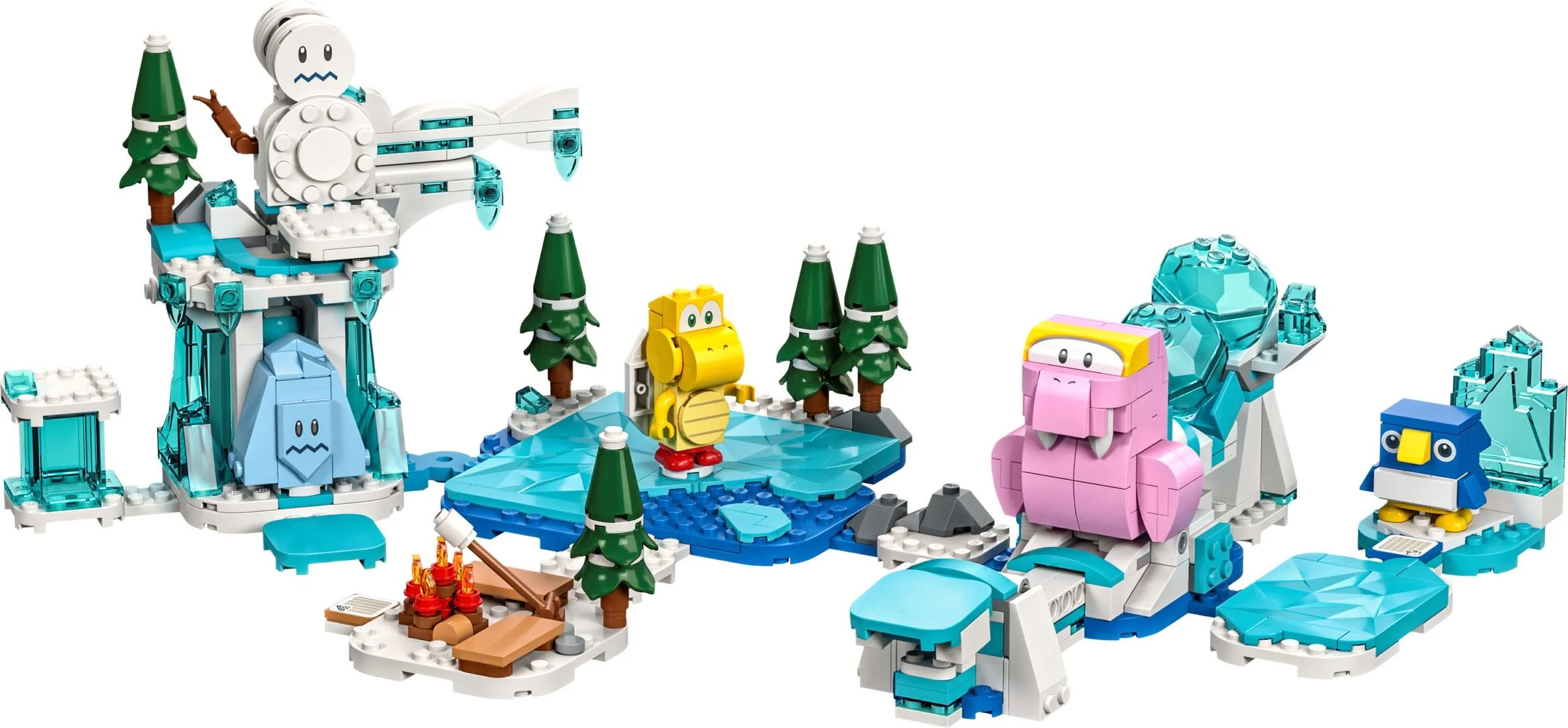 The Elephant's Ice and Snow Adventures extend the gate 乐高 LEGO 71417