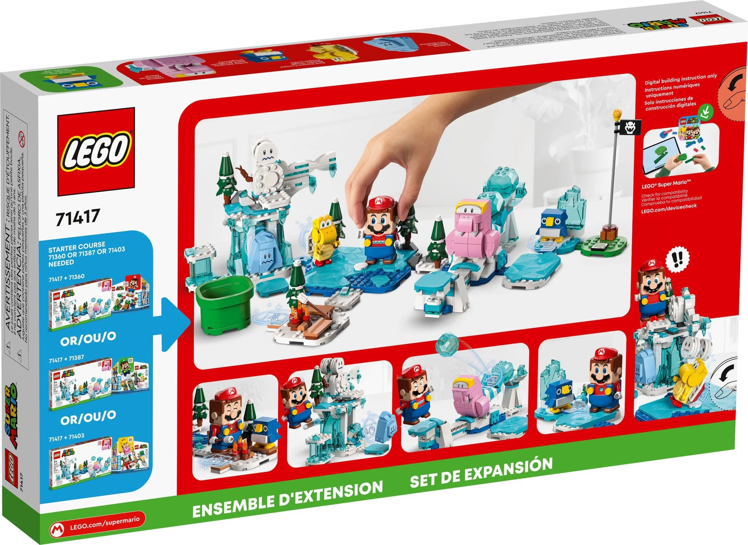The Elephant's Ice and Snow Adventures extend the gate 乐高 LEGO 71417 image 2