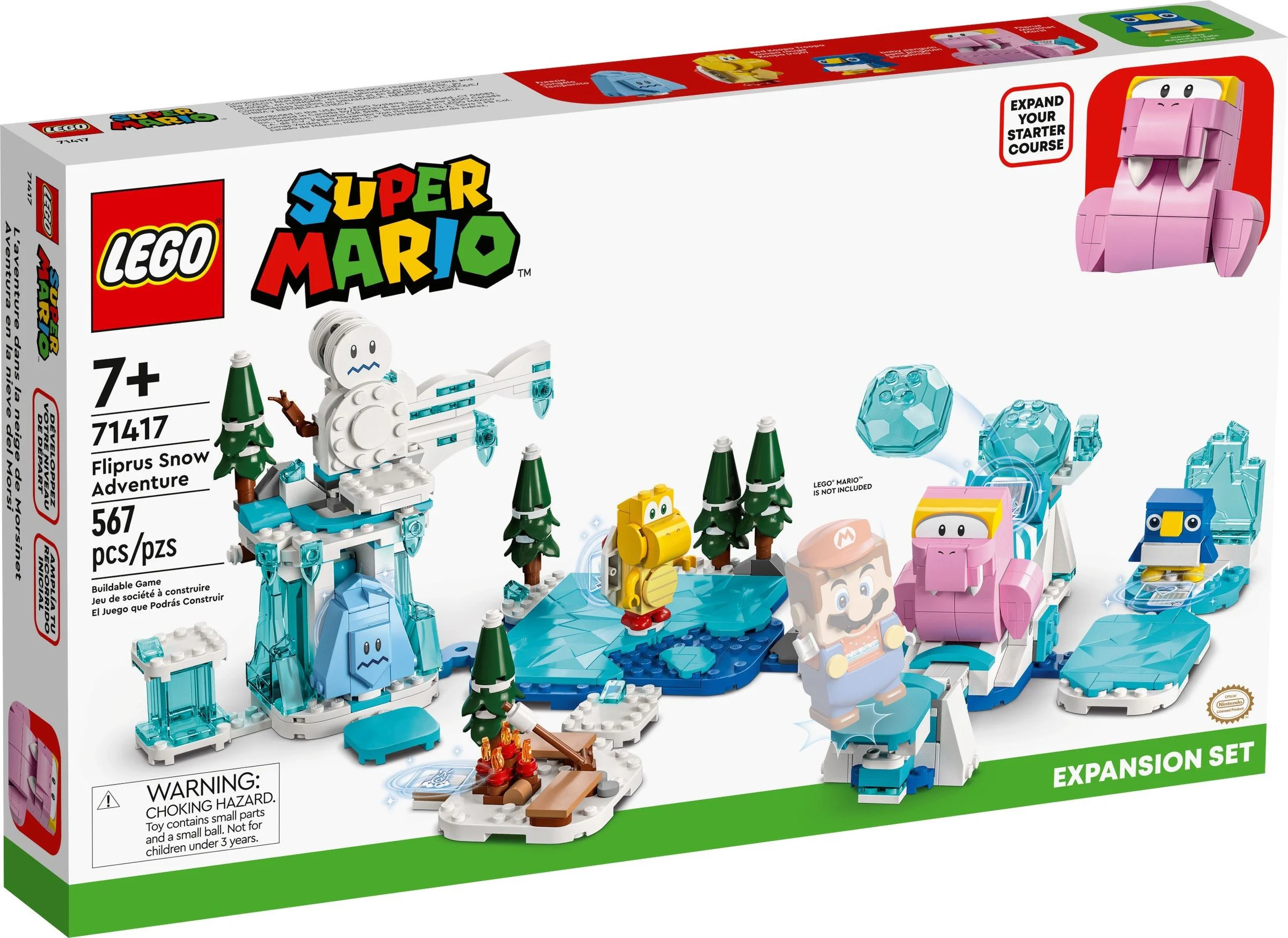 The Elephant's Ice and Snow Adventures extend the gate 乐高 LEGO 71417 image 5