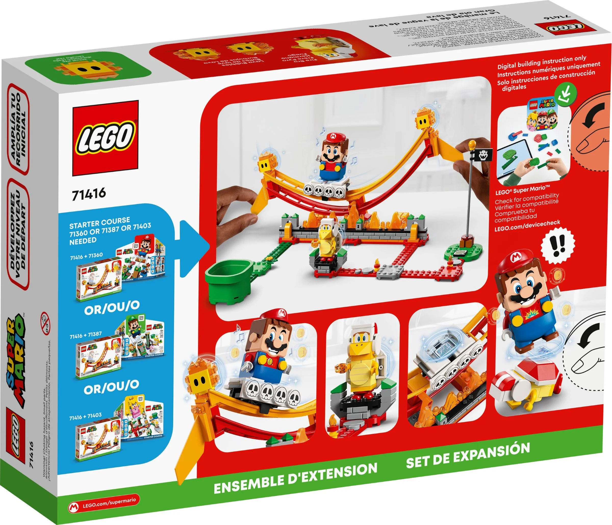 The lava roller coaster extension 乐高 LEGO 71416 image 7