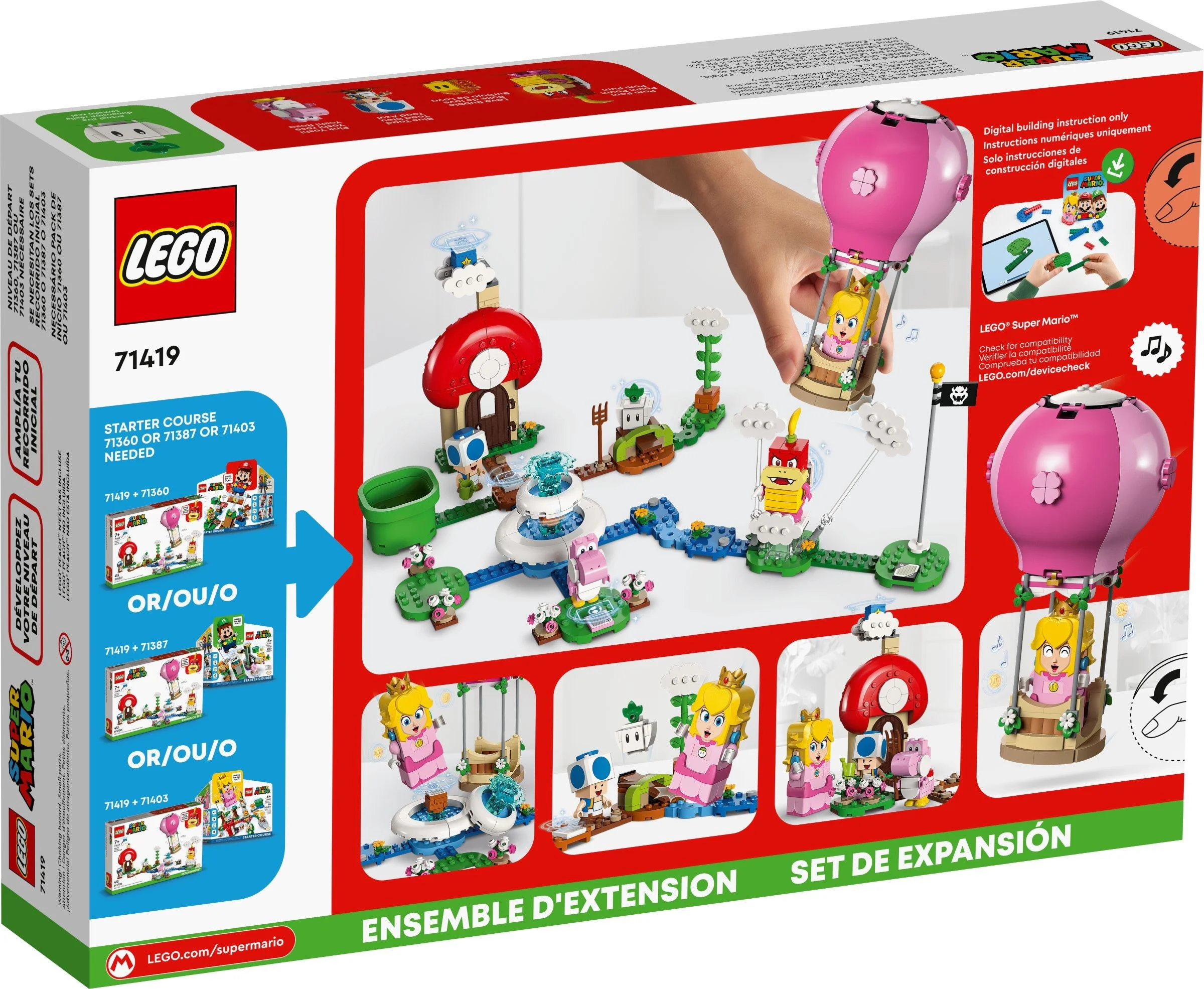 Princess Peachflower's garden balloon trip 乐高 LEGO 71419 image 4
