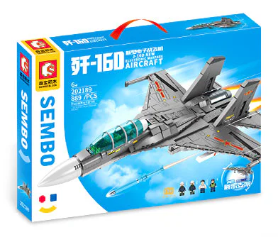 NEW ELECTRONIC COMBAT AIRCRAFT, 16D 森宝 SEMBO 202189 image 1