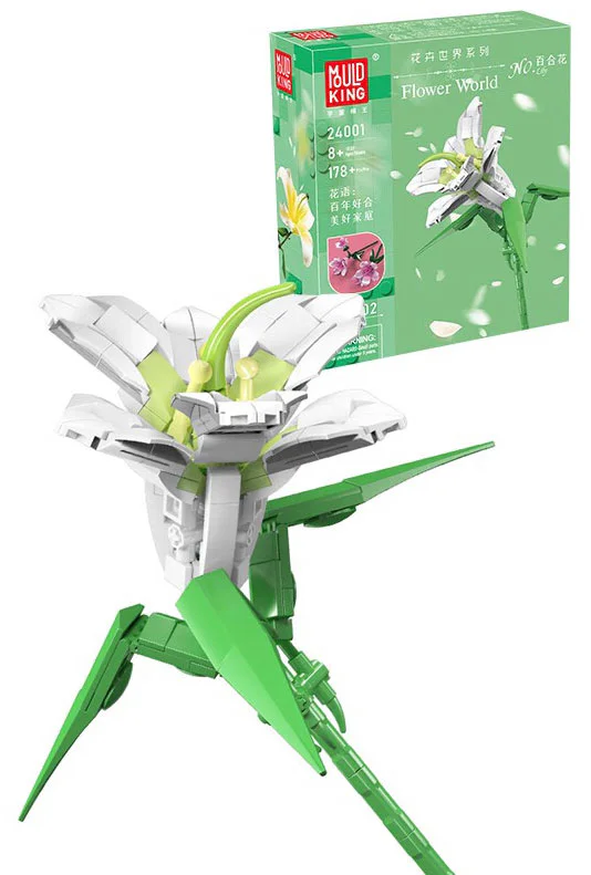 Flower World: lilies 宇星模王 MOULDKING 24001