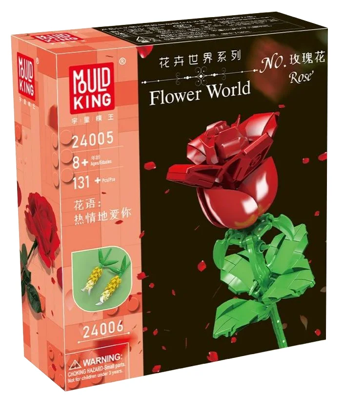 Flower World: Roses 宇星模王 MOULDKING 24005 image 1