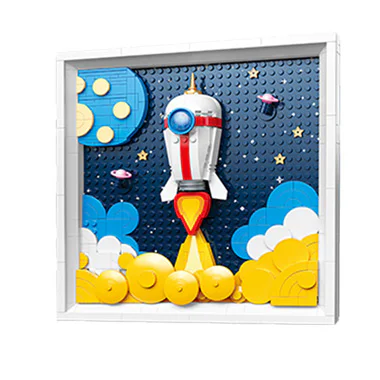 3D painting workshop: the distant stars 佳奇积木 JAKI JK5306