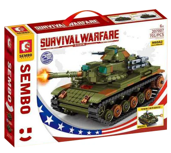 SURVIVAL WAR: M60A2 "STAR WARSHIP" MAIN BATTLE TANK 森宝 SEMBO 207007