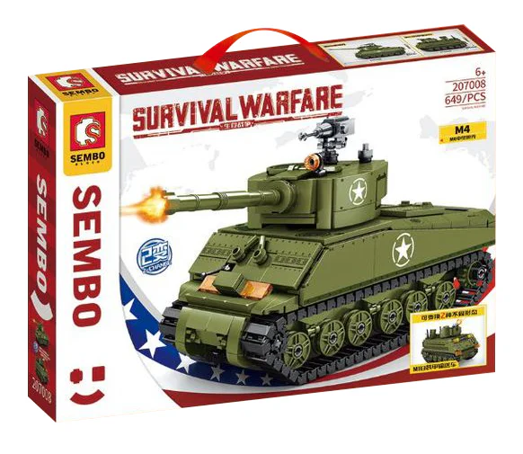 SURVIVAL WAR: M4 MEDIUM TANK 森宝 SEMBO 207008