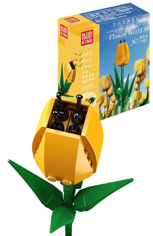 Flower World: Tulip 宇星模王 MOULDKING 24012