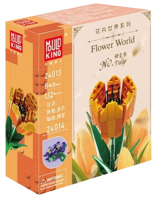 Flower World: Tulip 宇星模王 MOULDKING 24013 image 1