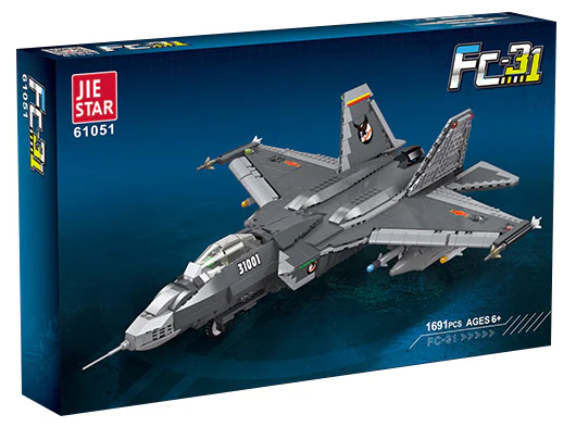 Shaping-31 Invisible fighter aircraft 杰星 JIESTAR 61051 image 1