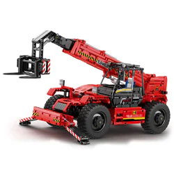 Truck, scalding arm forklift