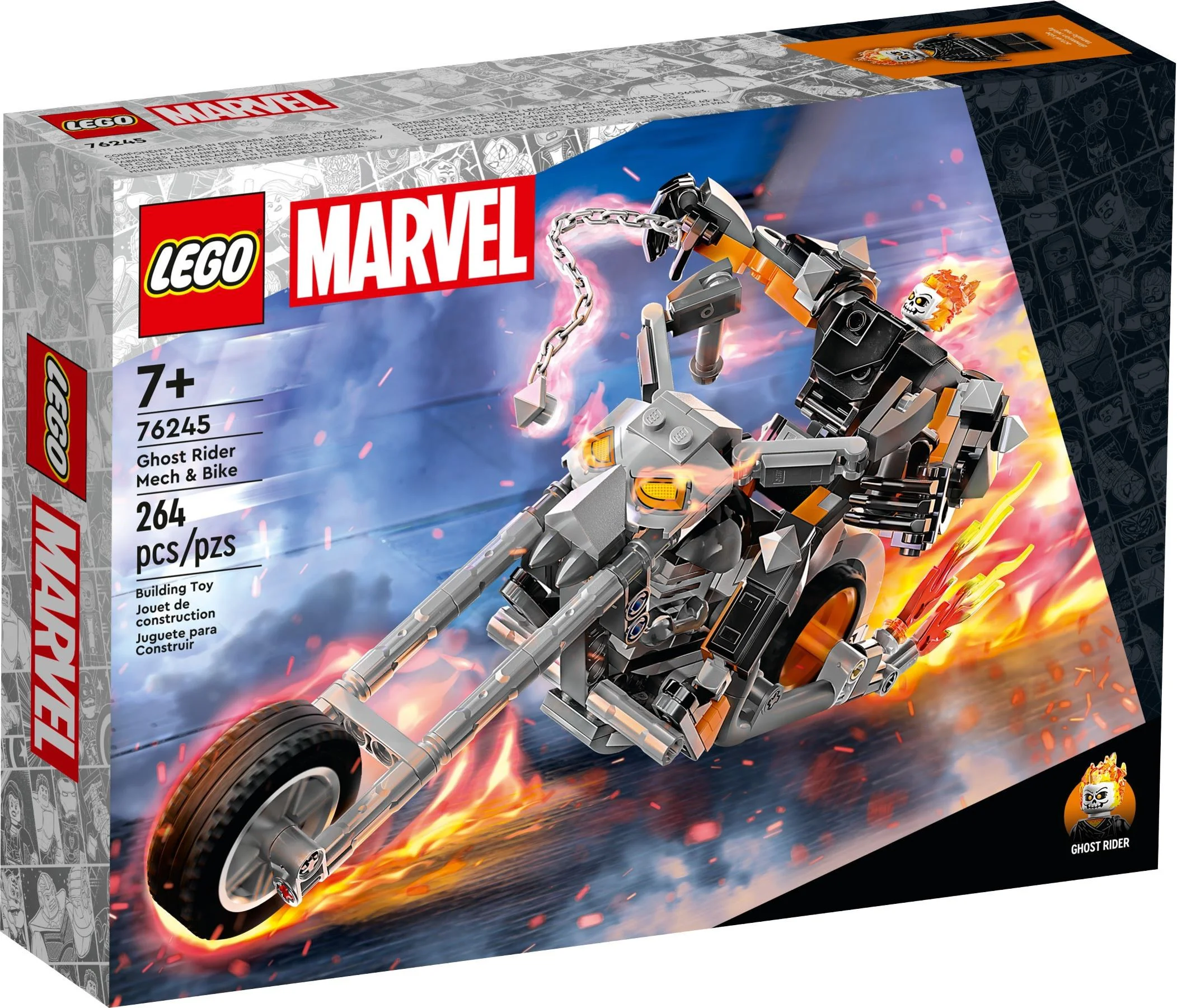 The Knight of the Grinch and the Flame Motorcycle 乐高 LEGO 76245 image 3