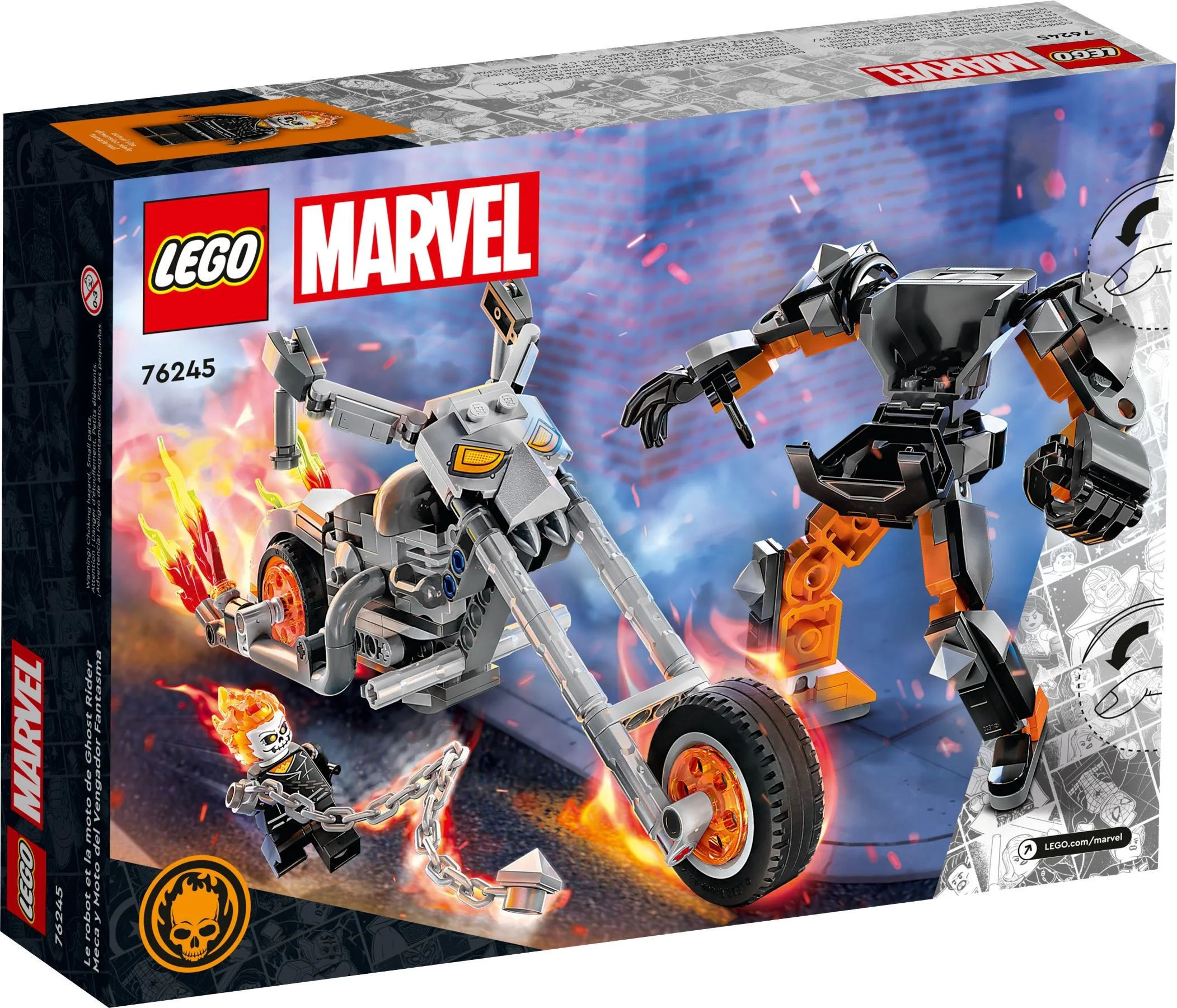 The Knight of the Grinch and the Flame Motorcycle 乐高 LEGO 76245 image 4