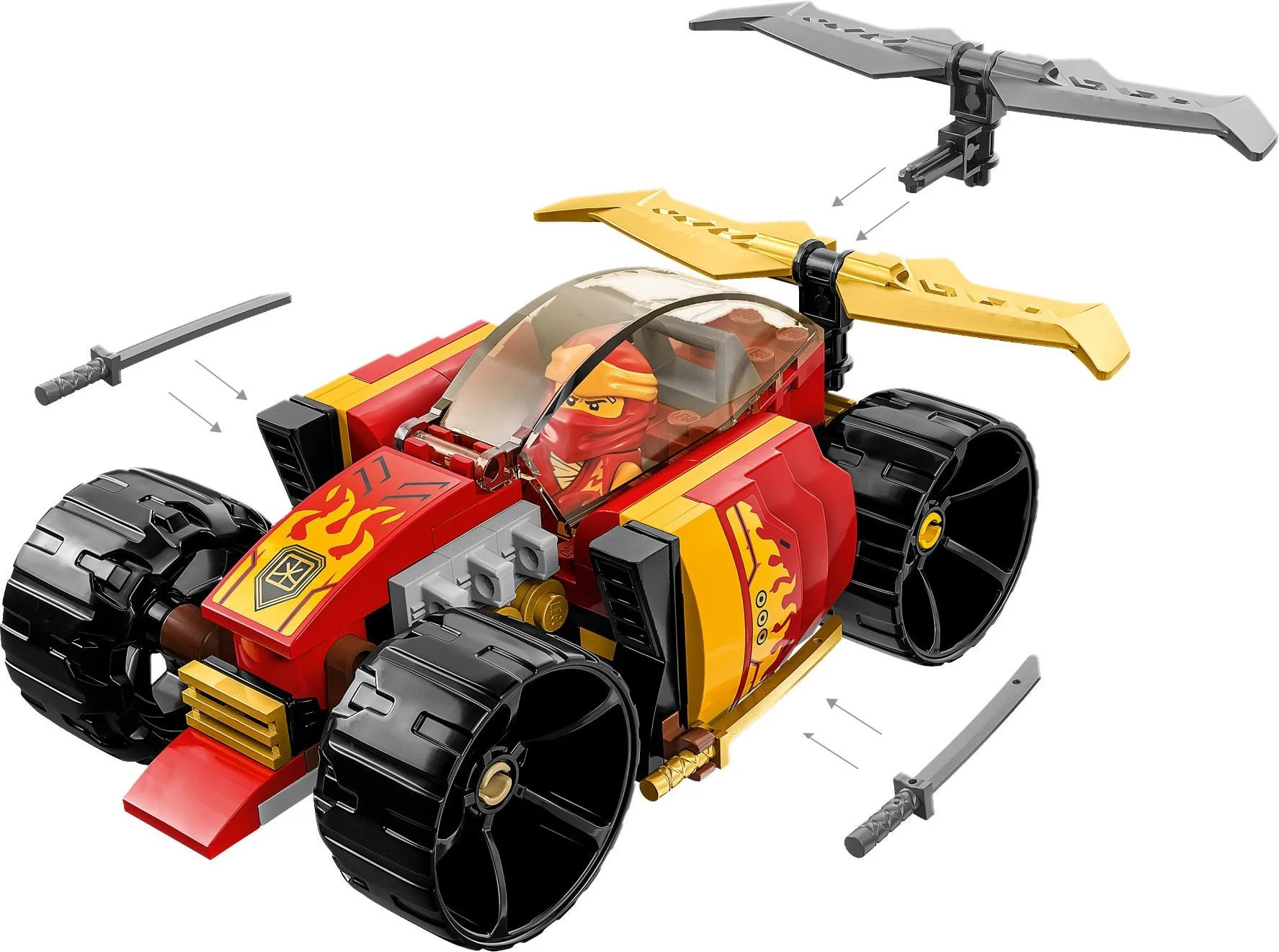 KAY'S TURBO NINJA RACER, EVO 乐高 LEGO 71780 image 2