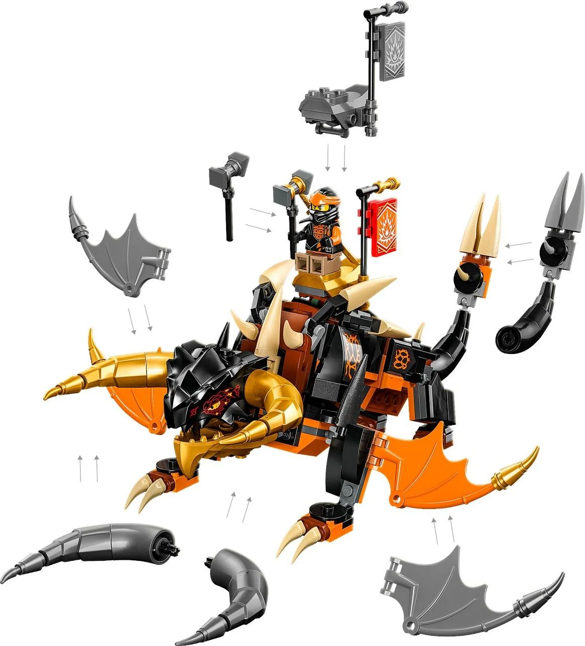 KAO'S EARTHLY DRAGON, EVO 乐高 LEGO 71782 image 2