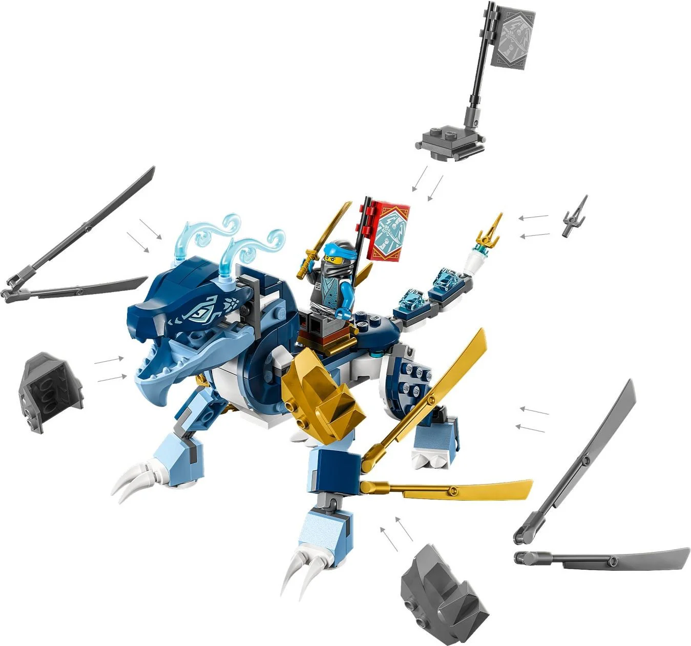 NIA'S WATER DRAGON, EVO 乐高 LEGO 71800 image 3