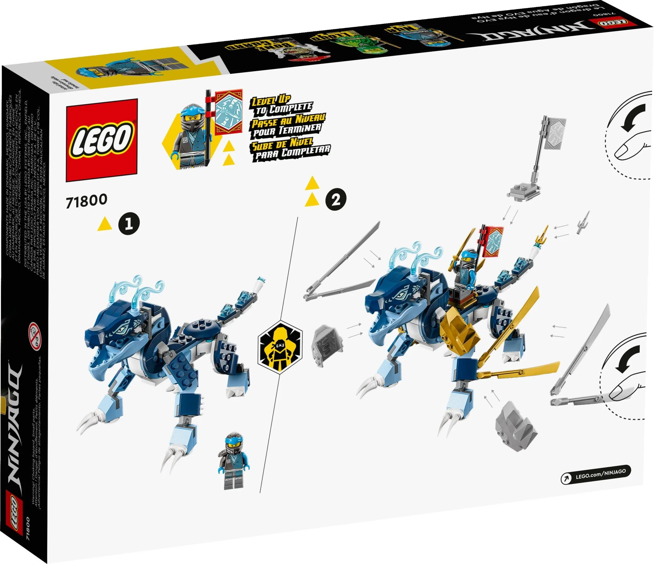 NIA'S WATER DRAGON, EVO 乐高 LEGO 71800 image 6
