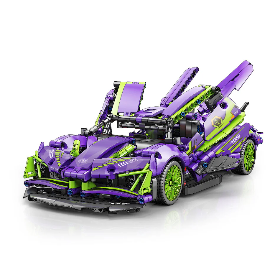 EVO MOTOR RACE TECHNOLOGY VEHICLE 魔域积木 MOYUBLOCK MY88320