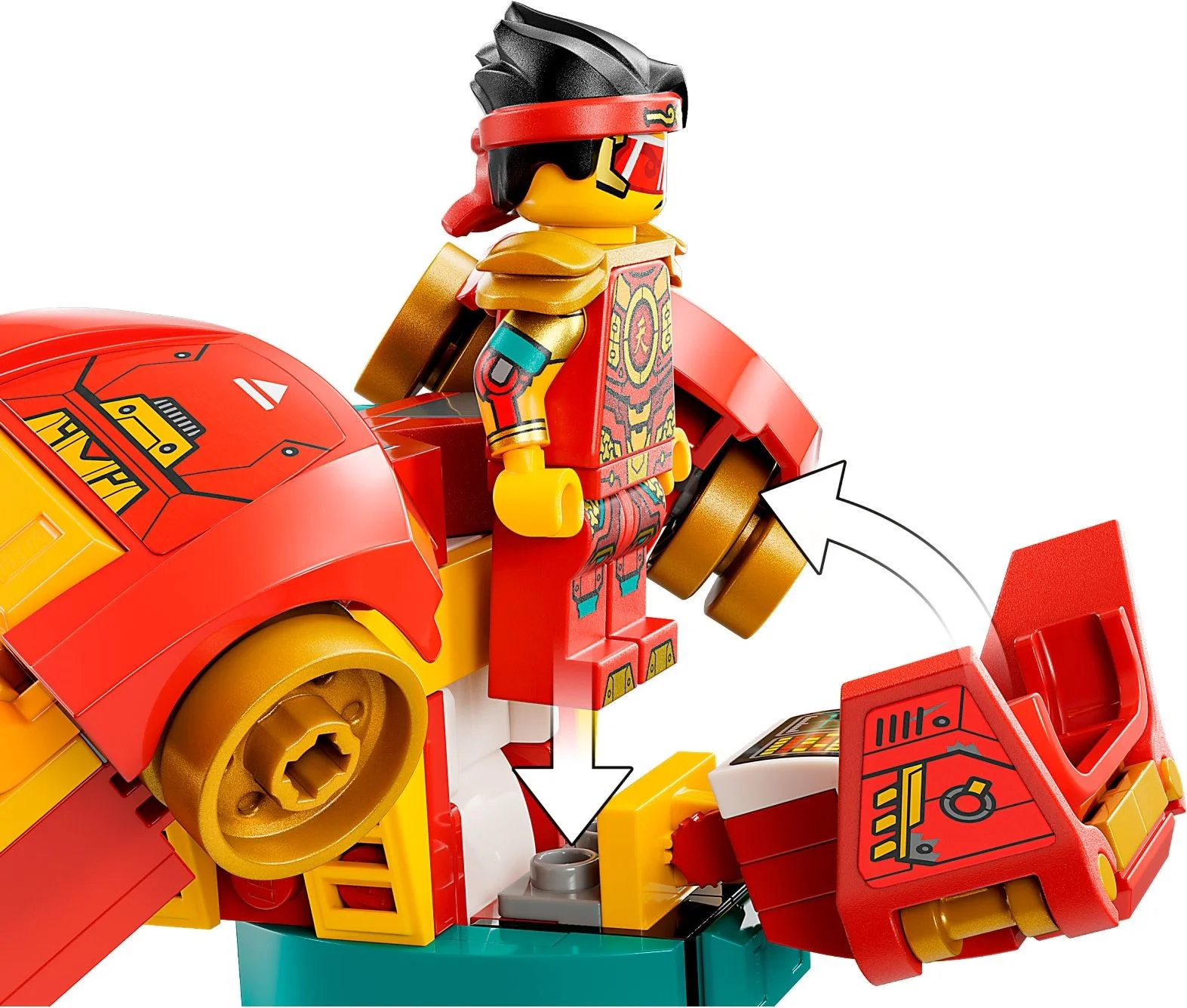 Goku-man turned into a vest 乐高 LEGO 80040 image 3