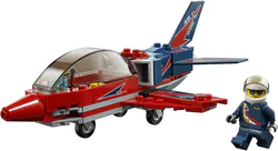 Jet-powered stunt aircraft