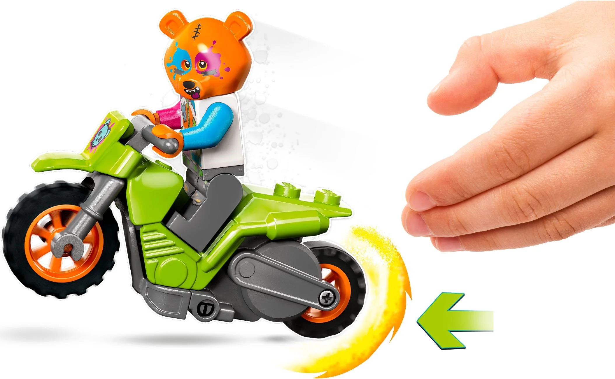 Special effects: bear-to-bear motorcycle 乐高 LEGO 60356 image 3