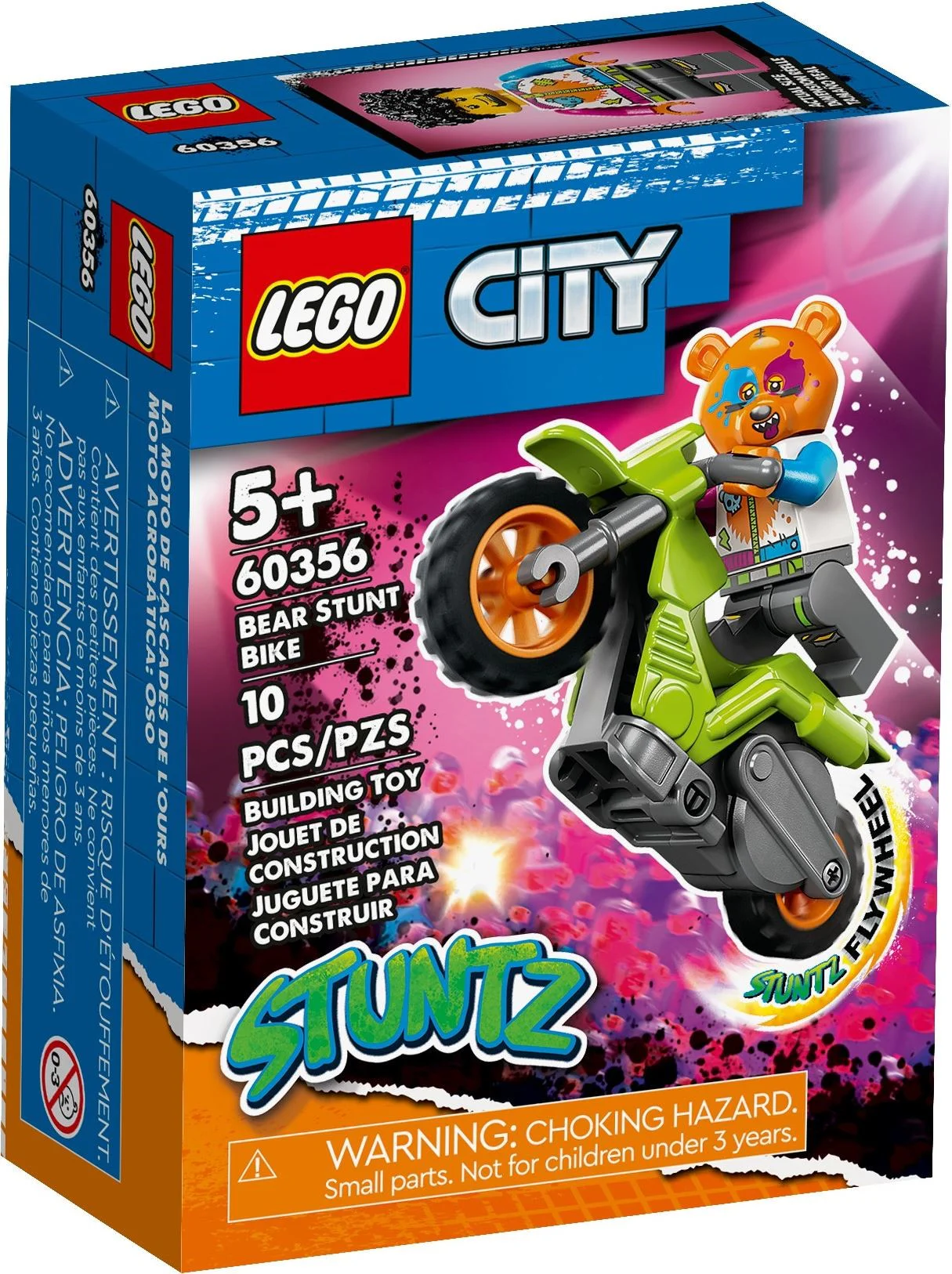 Special effects: bear-to-bear motorcycle 乐高 LEGO 60356 image 7