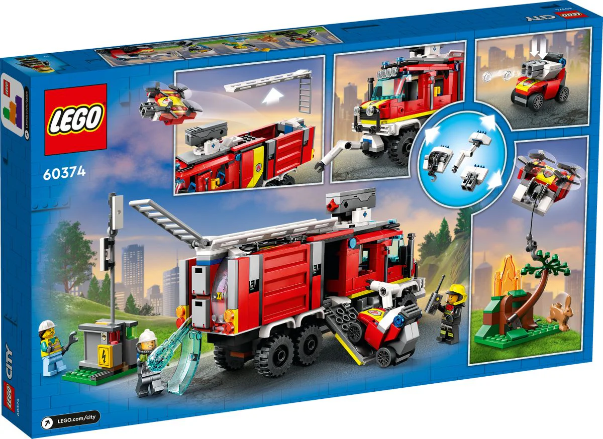 Fire command vehicle 乐高 LEGO 60374 image 2