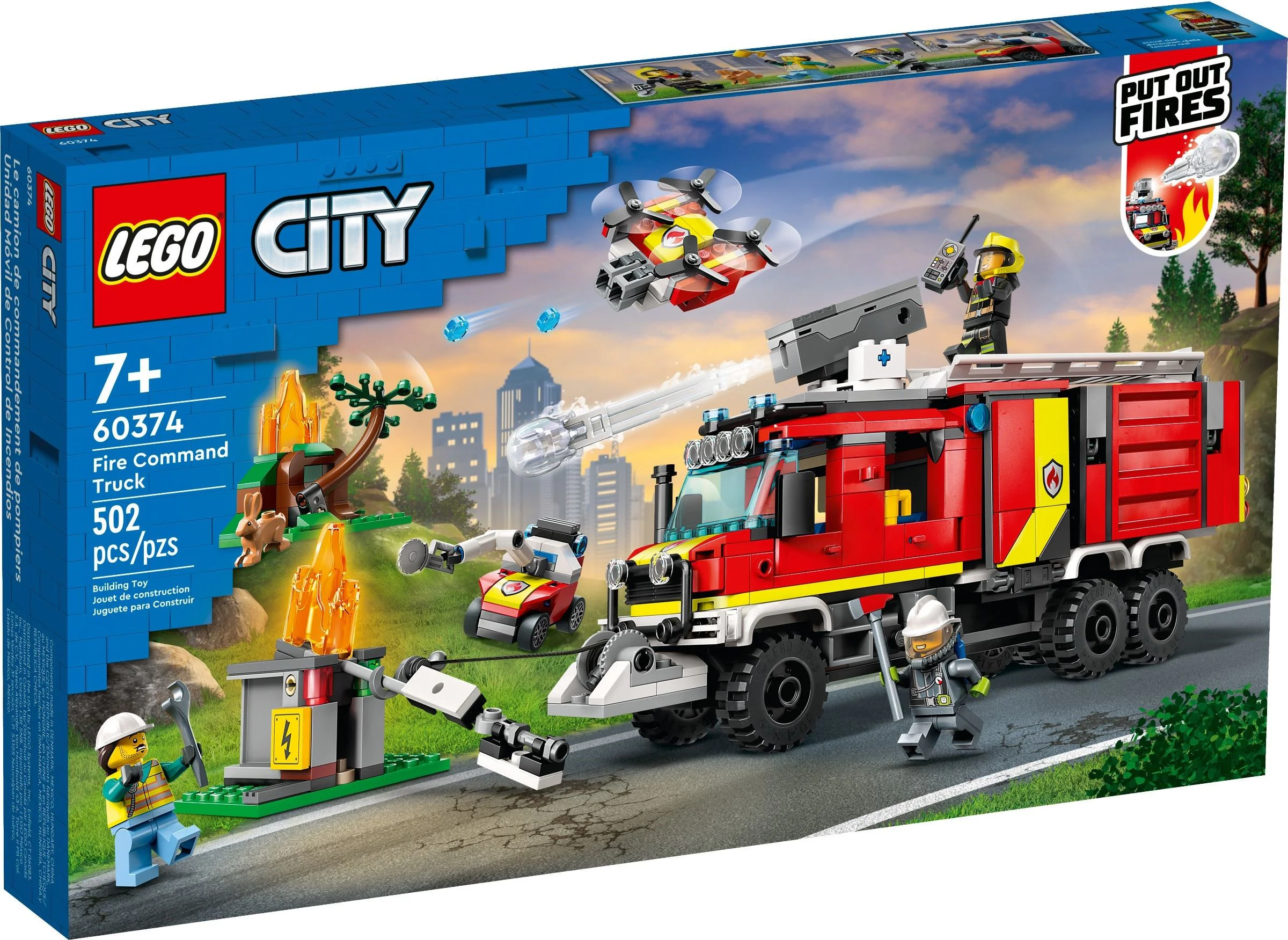 Fire command vehicle 乐高 LEGO 60374 image 3