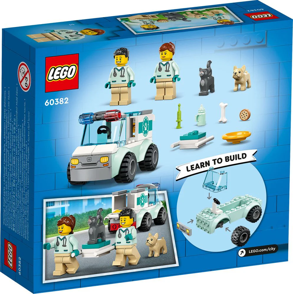 Veterinary ambulance rescue 乐高 LEGO 60382 image 3