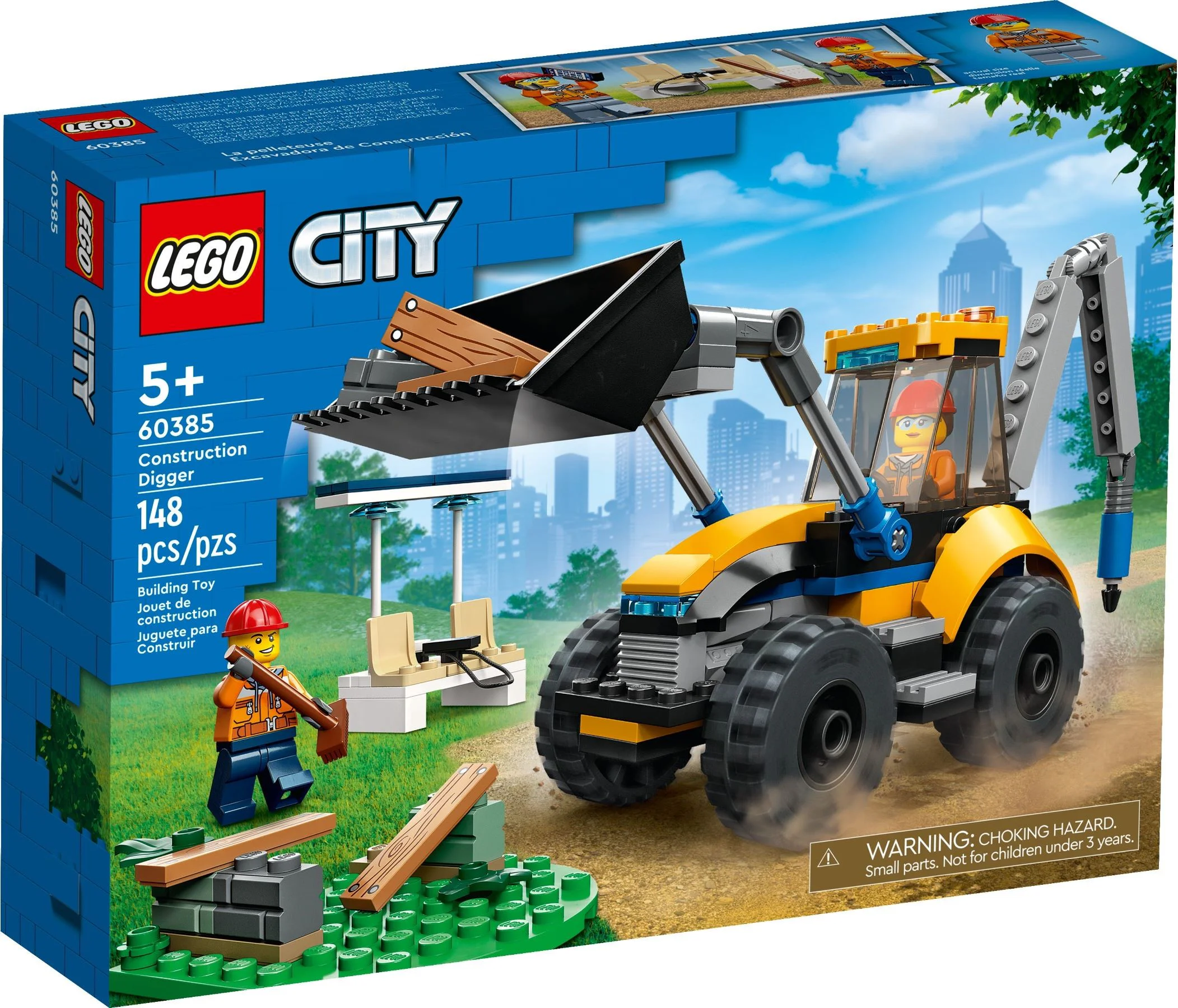 Construction excavators 乐高 LEGO 60385 image 4