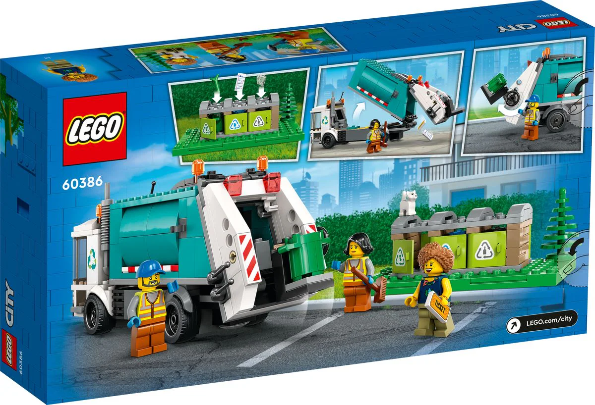Sanitation garbage truck 乐高 LEGO 60386 image 1