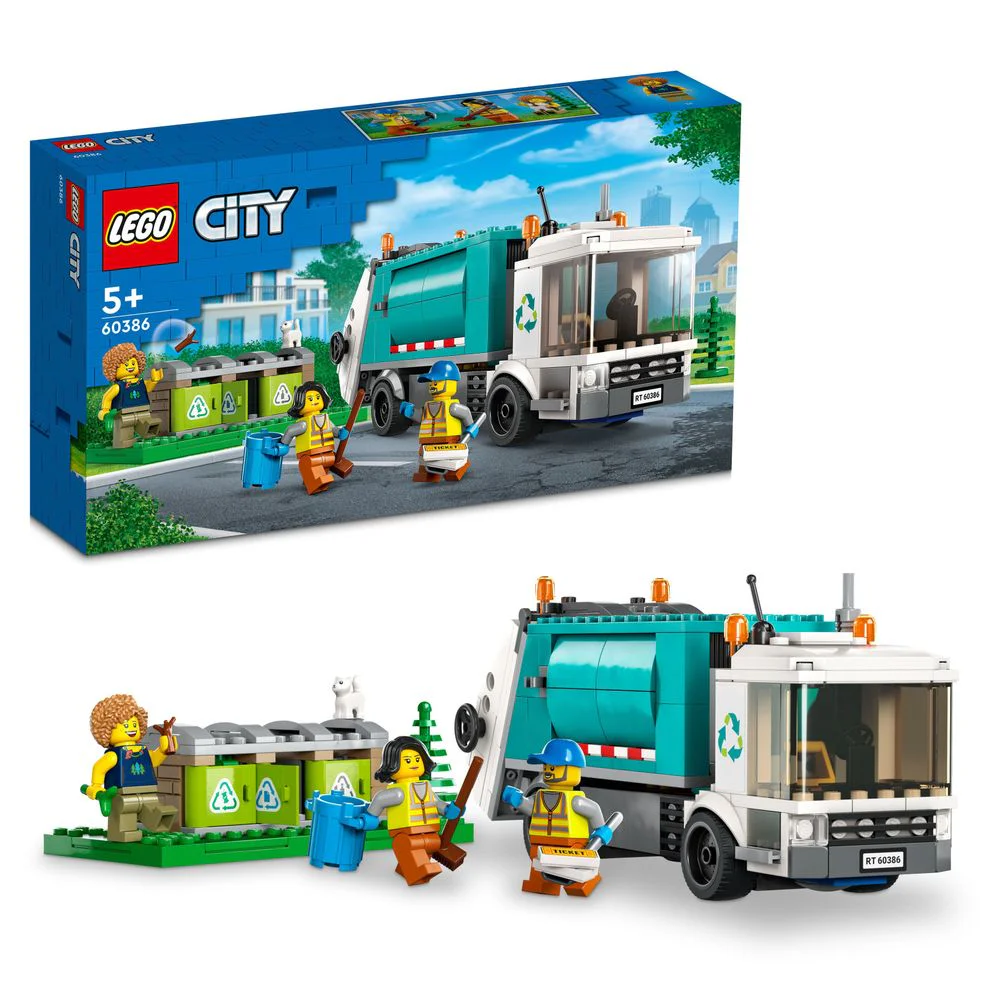 Sanitation garbage truck 乐高 LEGO 60386 image 2