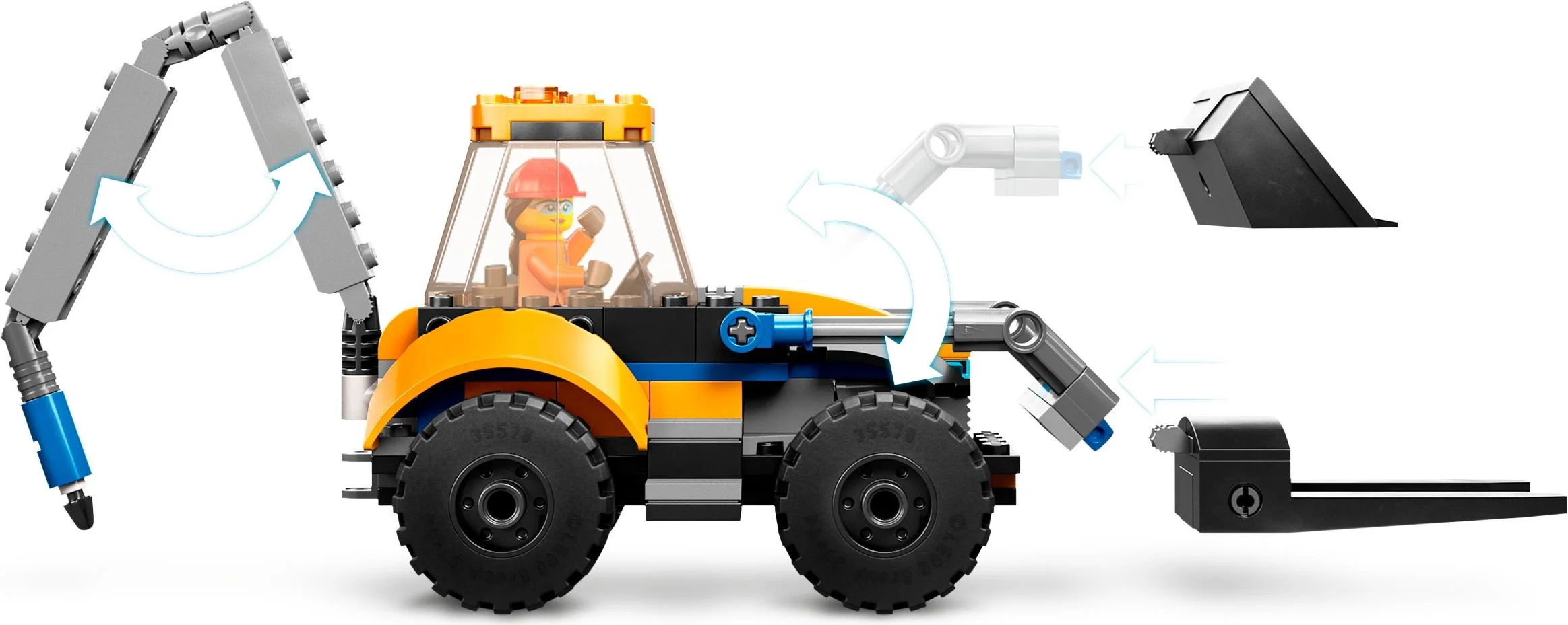 Construction excavators 乐高 LEGO 60385 image 7