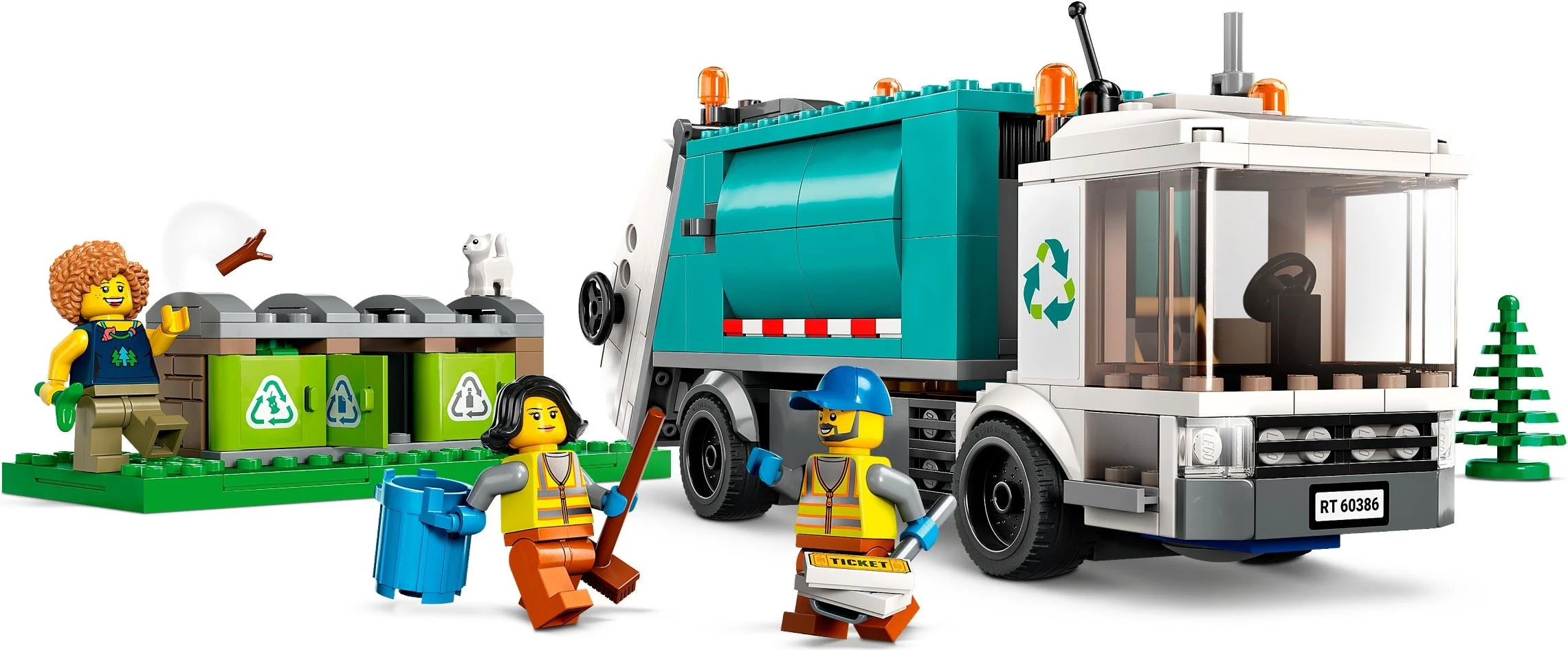 Sanitation garbage truck 乐高 LEGO 60386 image 4