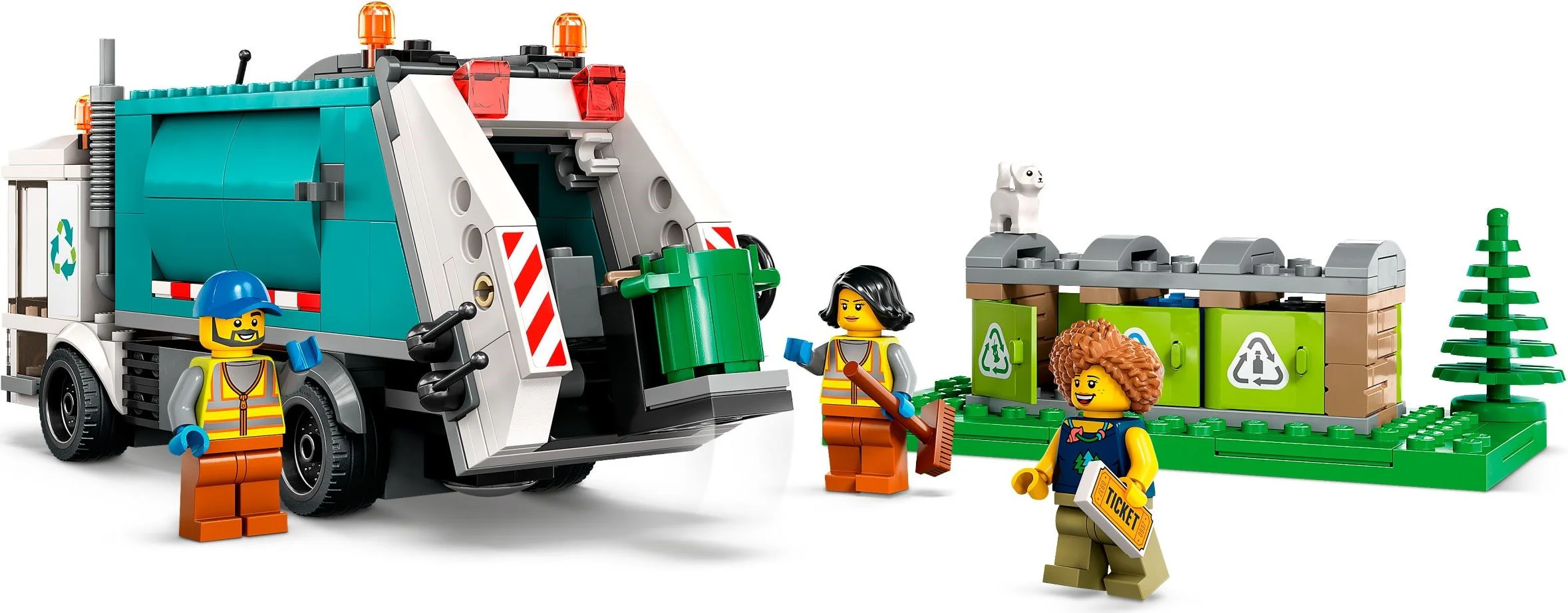 Sanitation garbage truck 乐高 LEGO 60386 image 5