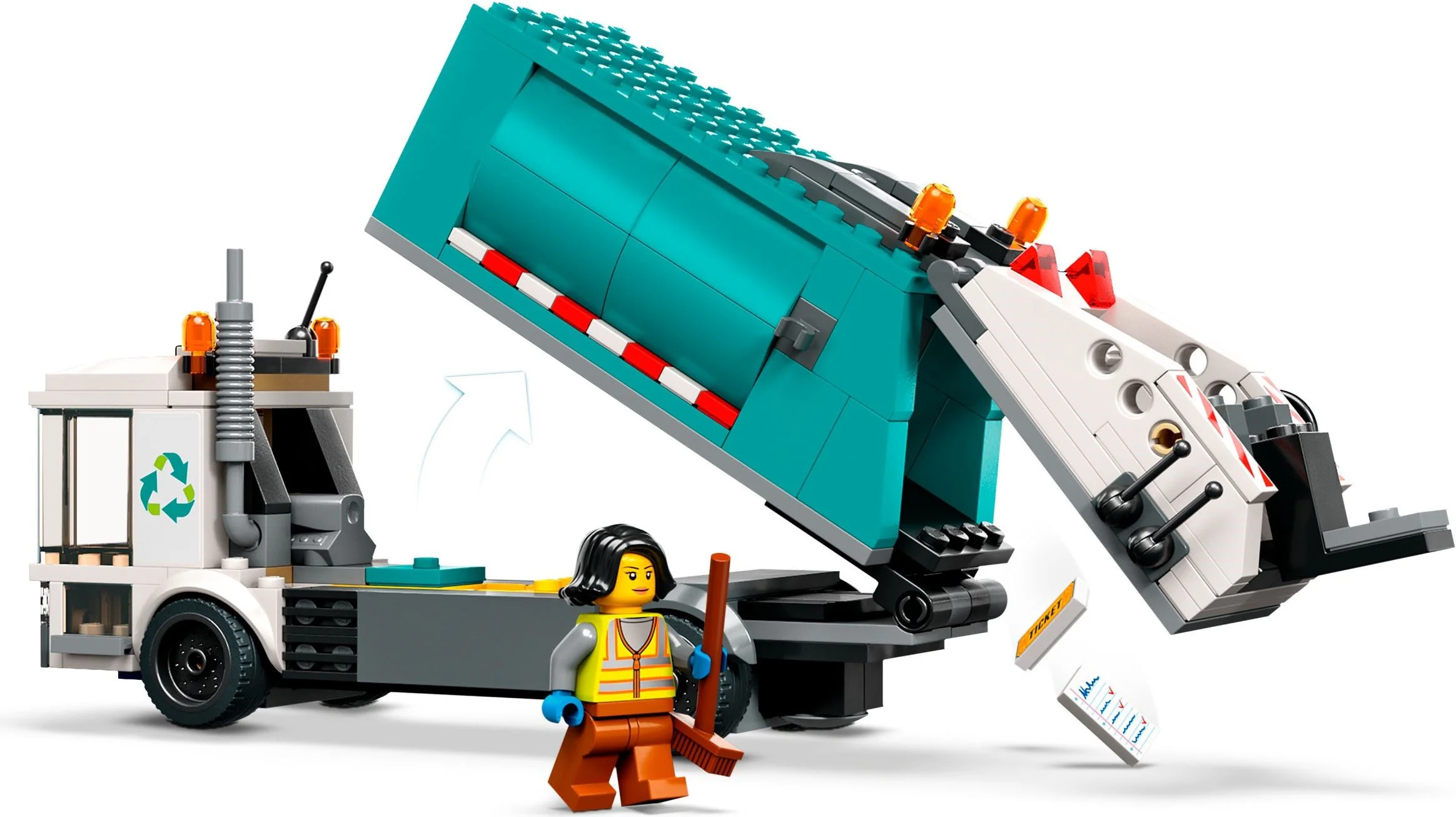 Sanitation garbage truck 乐高 LEGO 60386 image 6