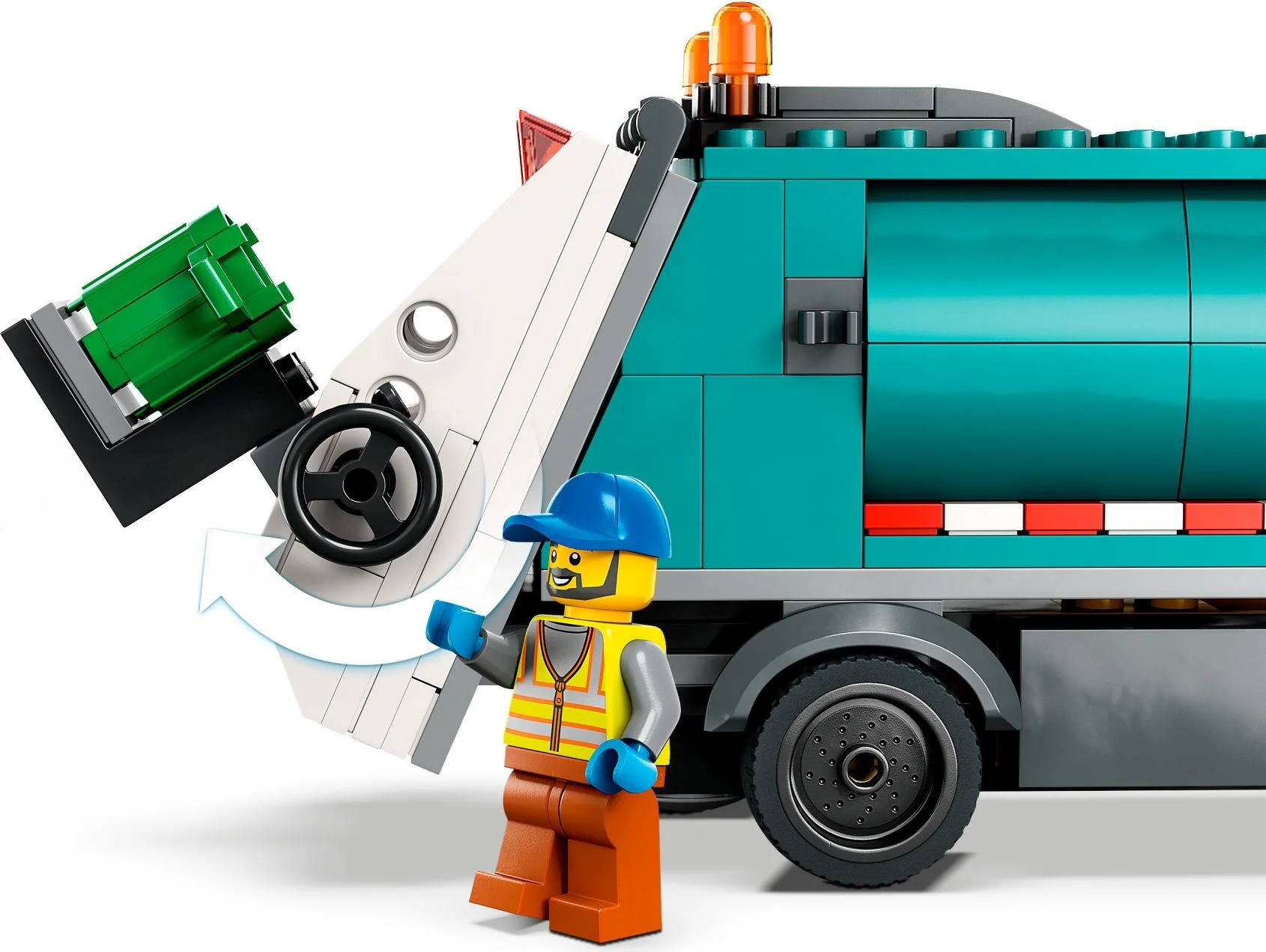 Sanitation garbage truck 乐高 LEGO 60386 image 8