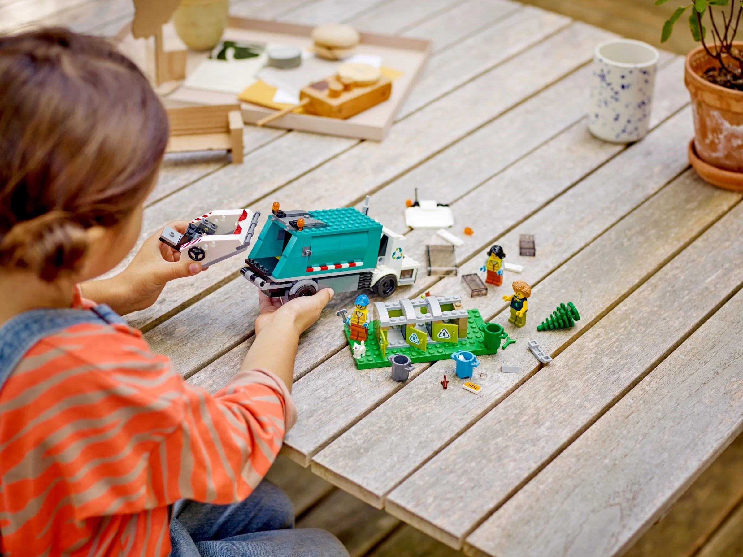 Sanitation garbage truck 乐高 LEGO 60386 image 11