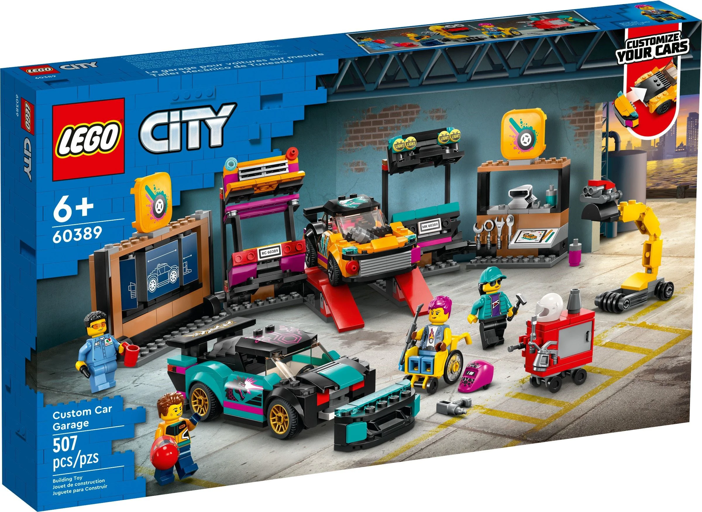 Automobile retrofit maintenance station 乐高 LEGO 60389 image 3