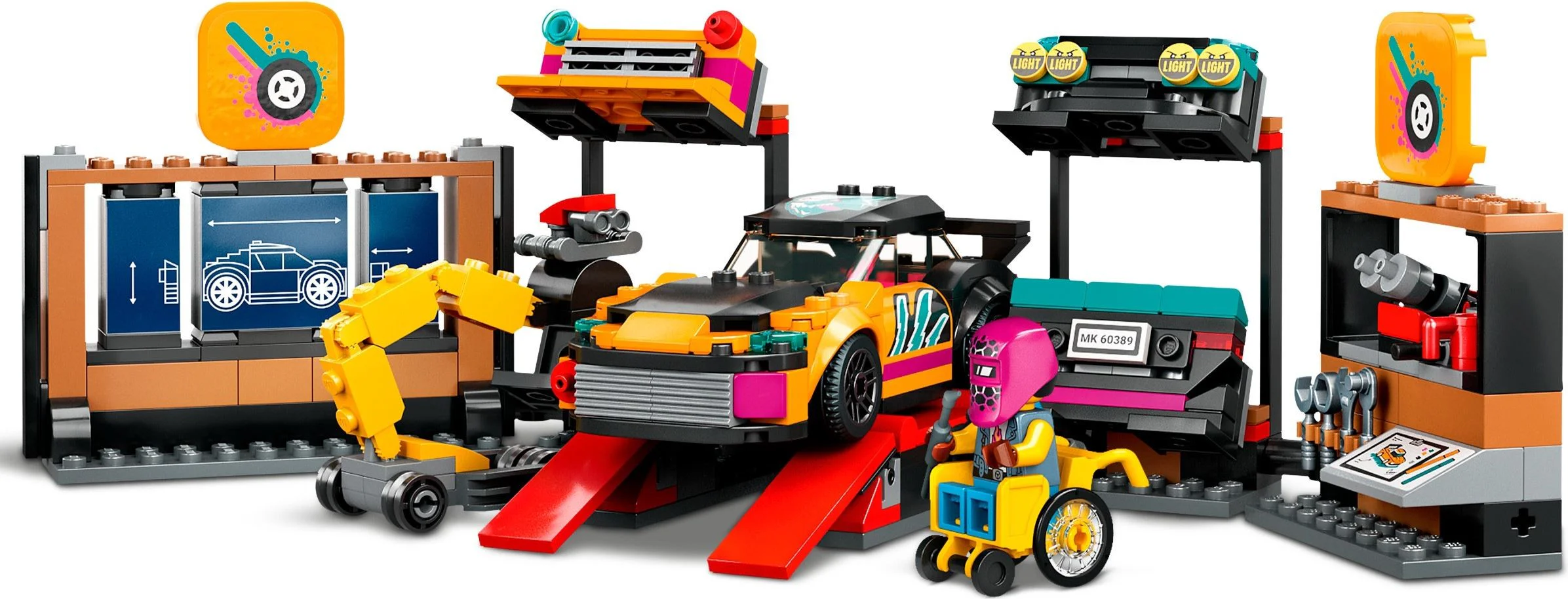 Automobile retrofit maintenance station 乐高 LEGO 60389 image 5