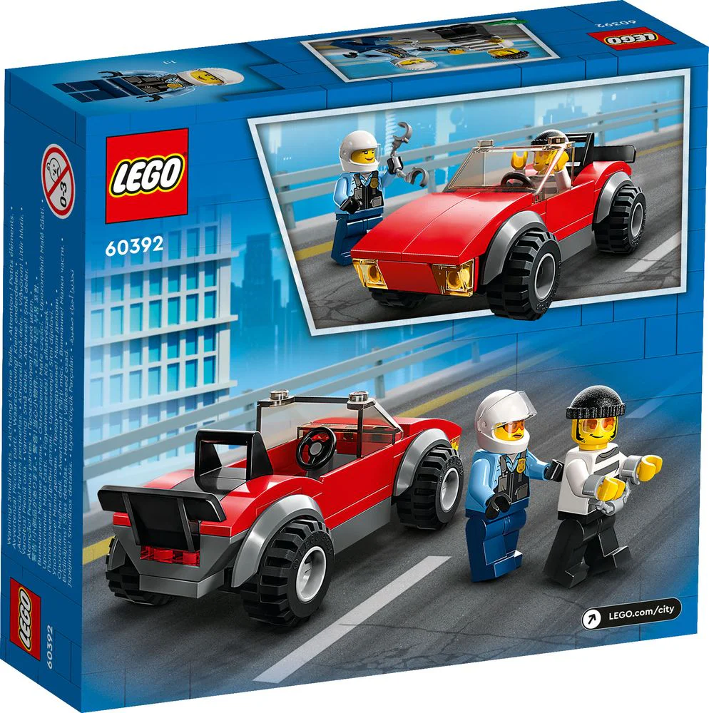 The police are chasing with a motorcycle 乐高 LEGO 60392 image 2