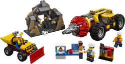 Heavy-duty drilling machine for mining.
