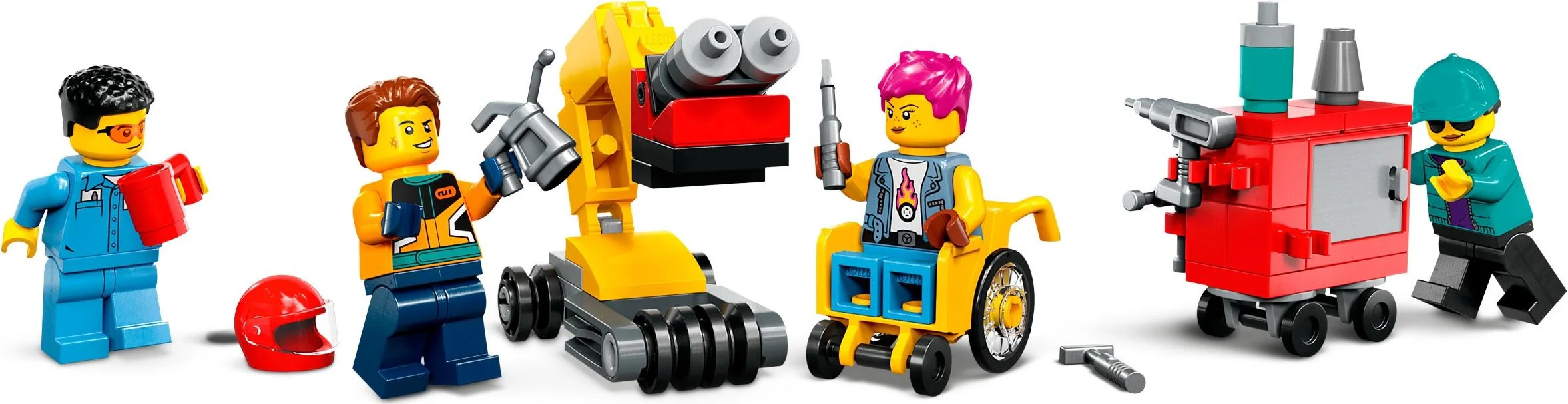 Automobile retrofit maintenance station 乐高 LEGO 60389 image 9