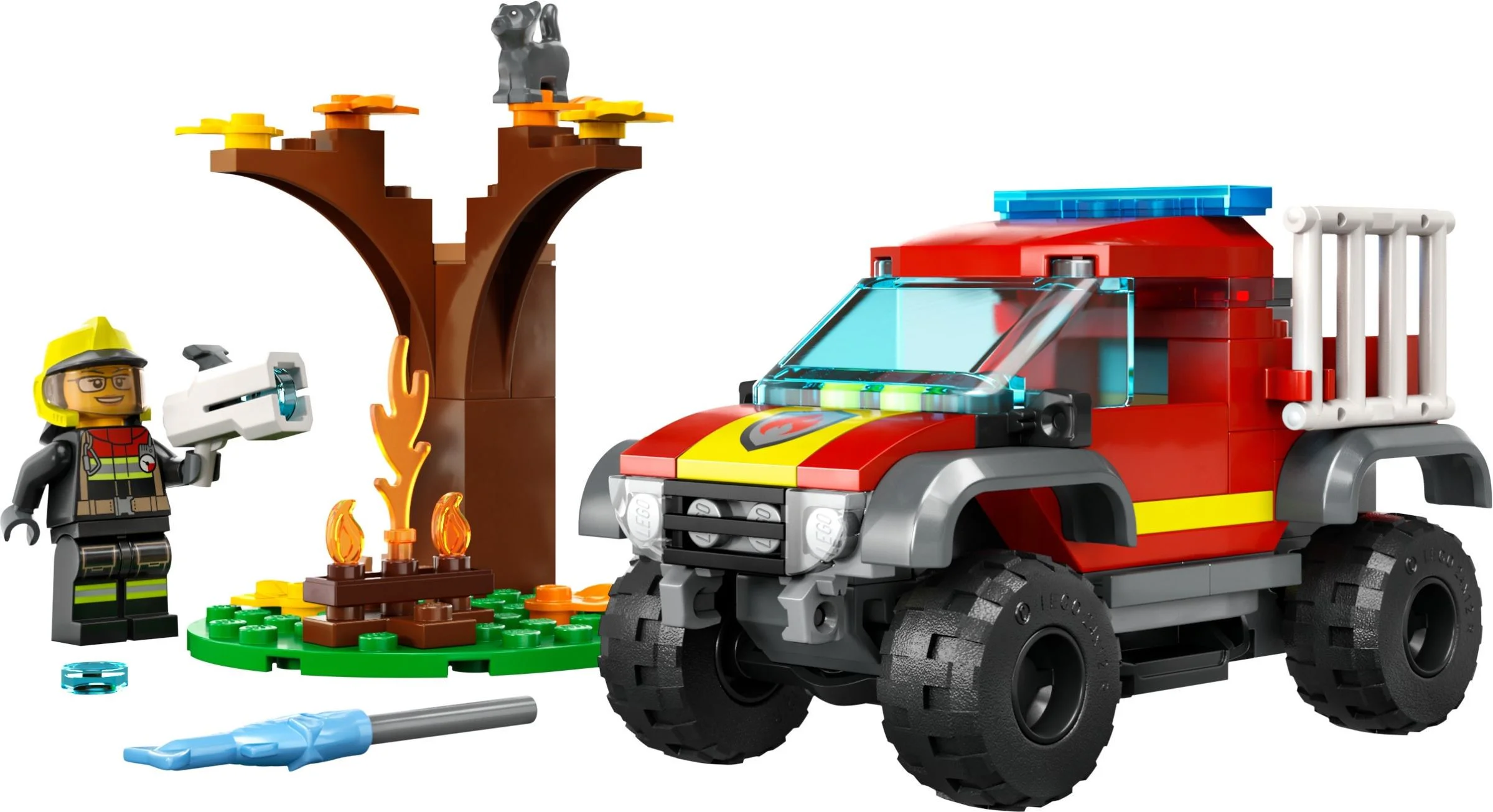 4x4 fire truck emergency rescue 乐高 LEGO 60393